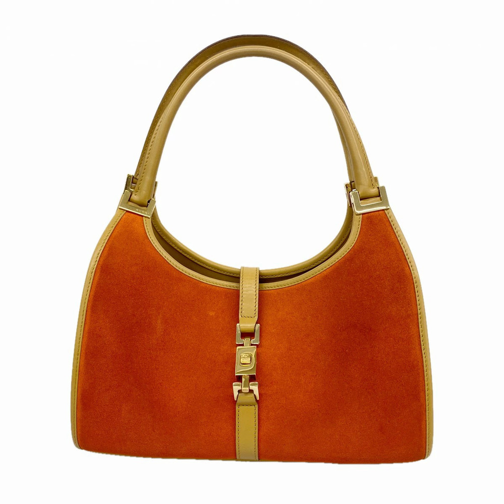 Gucci Jackie Handbag Suede Red